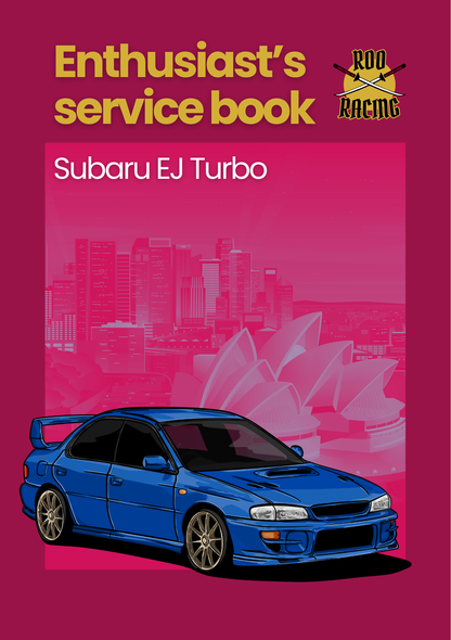 Roo Racing Enthusiast’s Service Book – EJ Turbo Edition