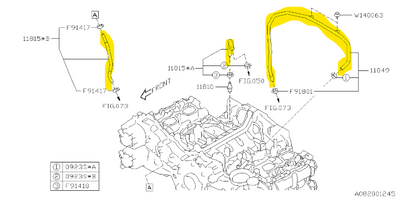 Engine Breather Hose Kit WRX 2015-2021 FA20 | Roo Racing