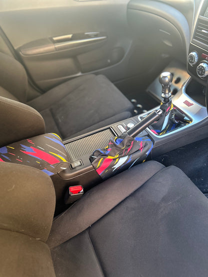 SBxRR Roo Splatter Gear Shifter Boot - Fits Subarus