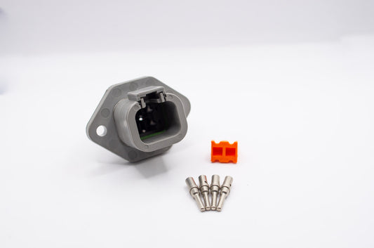 DTP 4 Way Panel Mount Receptacle Kit