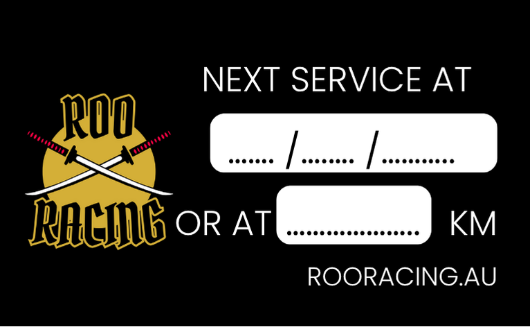 Roo Racing Service Stickers - Roo Racing