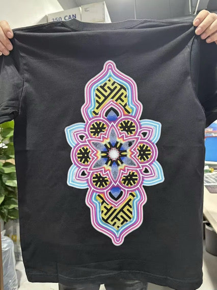 Roo Racing Neon Mandala Summer Edition T Shirt