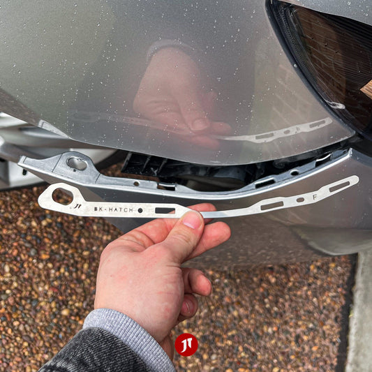 Mazda 3 (1st Gen / BK) HATCH Front Bumper Repair Plates - Pair