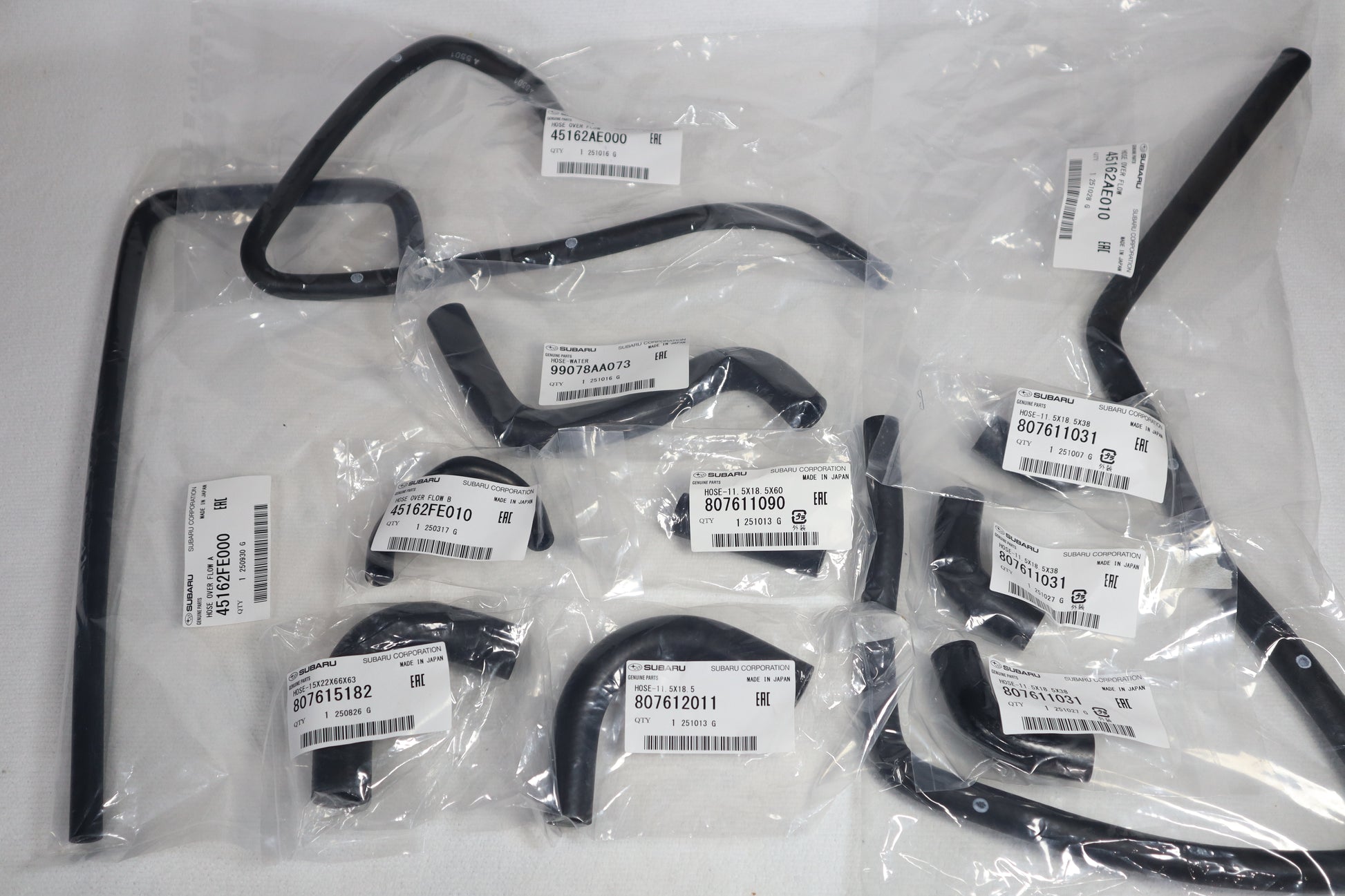 Genuine Ancillary Coolant Hose Set WRX & STI 2002 - 2007