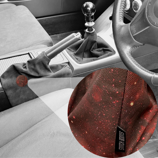 Red Galaxy Handbrake Boot For Subaru
