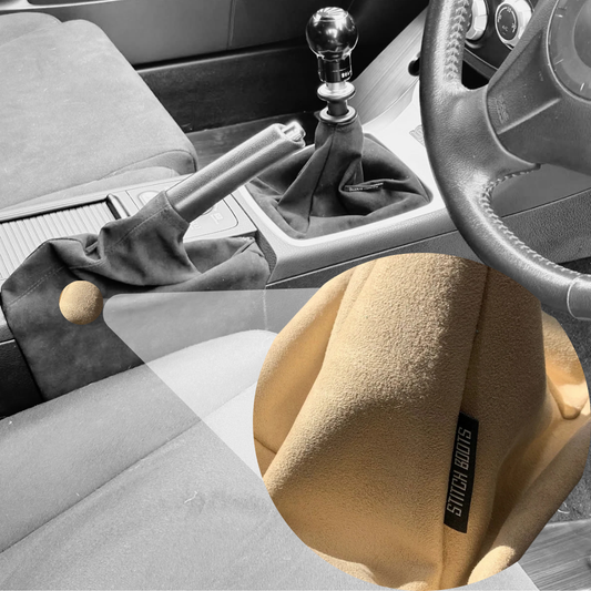 Tan Suede Handbrake Boot For Subaru