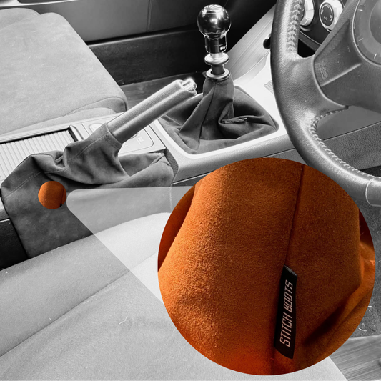 Whiskey Suede Handbrake Boot For Subaru