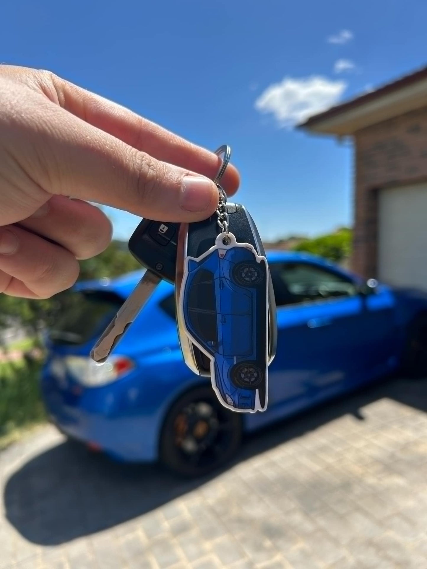 Subaru WRX GRB Keychain