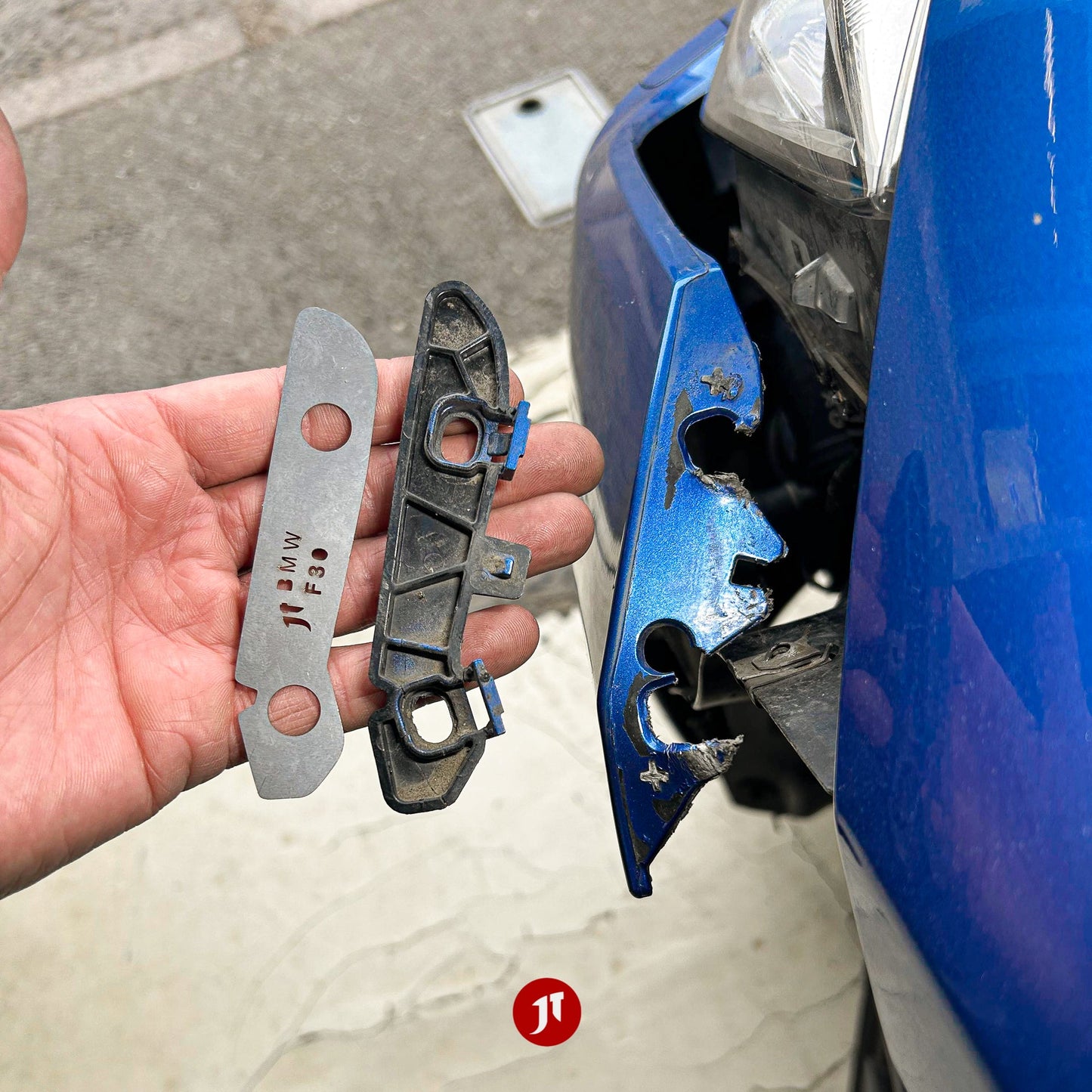 BMW 3 Series F30 Front Bumper Repair Plates (Pair)