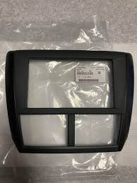 Genuine Subaru S206 Stereo Centra Panel - Double Din Black Onyx